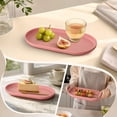 thumbnail image 3 of Bxaolu 1Pack Plastic Serving Tray for Party - Serving Tray 5.51x9.45 Inch- Rectangular Lightweight Dessert Tray for Food, 3 of 6