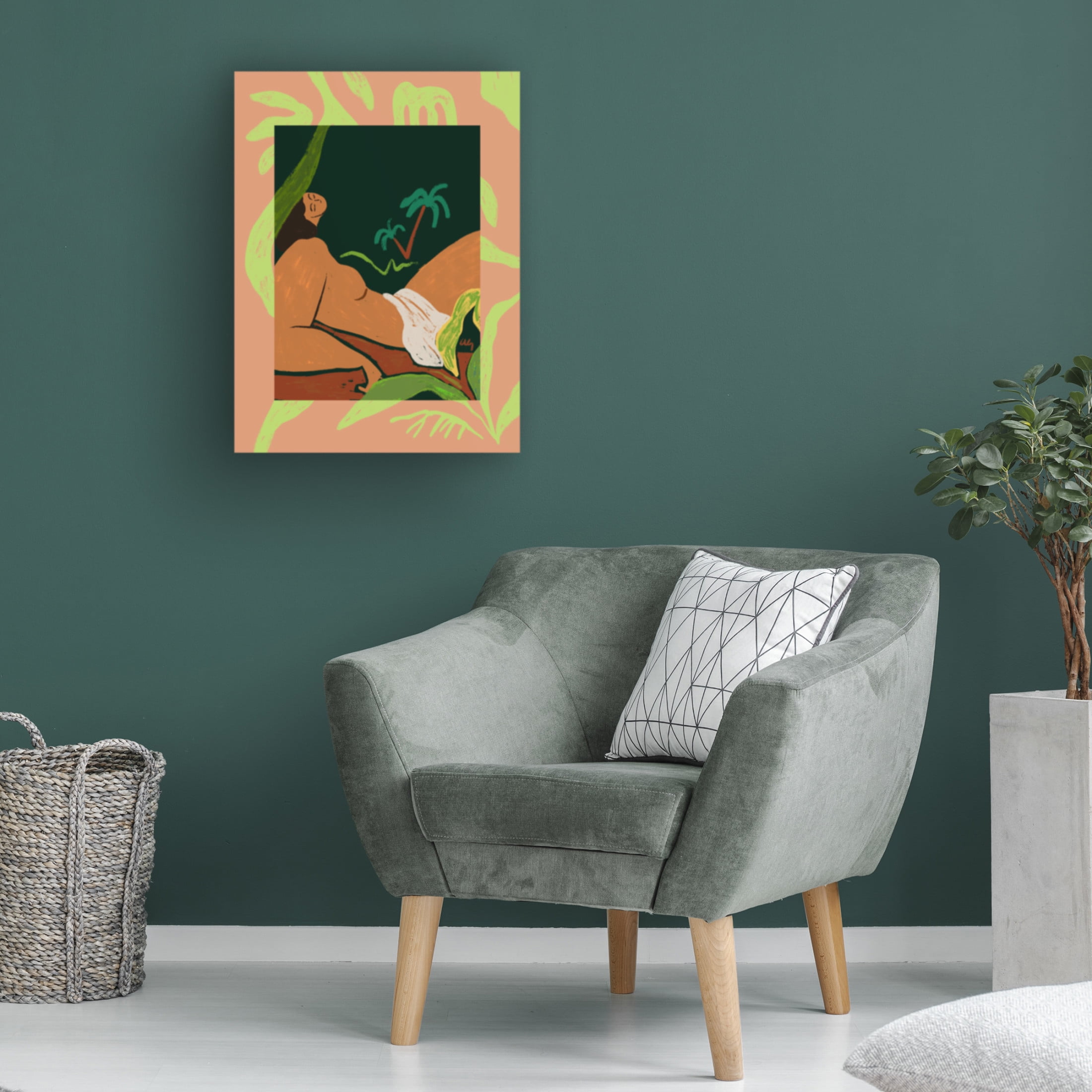 Trademark Fine Art Arty Guava  Window Canvas Wall Art