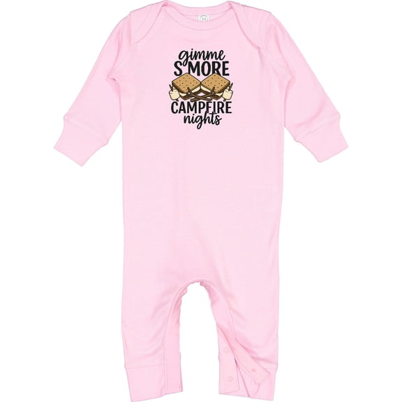 Inktastic S'more Campfire Nights Baby Romper Coveralls