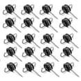 thumbnail image 1 of Electric Fence Door Handle Anchor, Double Ring Farm Fence Wood Post Anchor, Electric Fence Wire Insulator 20 Pieces, 1 of 5