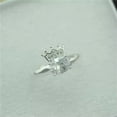 thumbnail image 4 of 925 Sterling Silver Fashion Ring Crown Shape White Crystal Gift Ring #183, 4 of 5