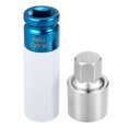 thumbnail image 1 of Ofertas únicas 1 juego 302 tuerca de bloqueo de rueda llave de extracción de tuerca antirrobo para Mercedes Benz con casquillo protector para tuerca, 1 of 7