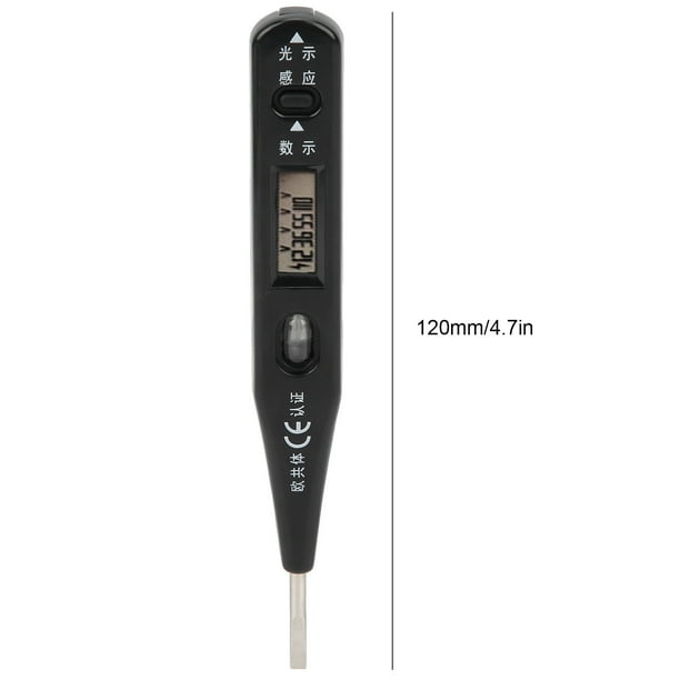 Lápiz De Prueba De Voltaje, Detector De Voltaje Preciso Con Pantalla LCD Digital Para Medir