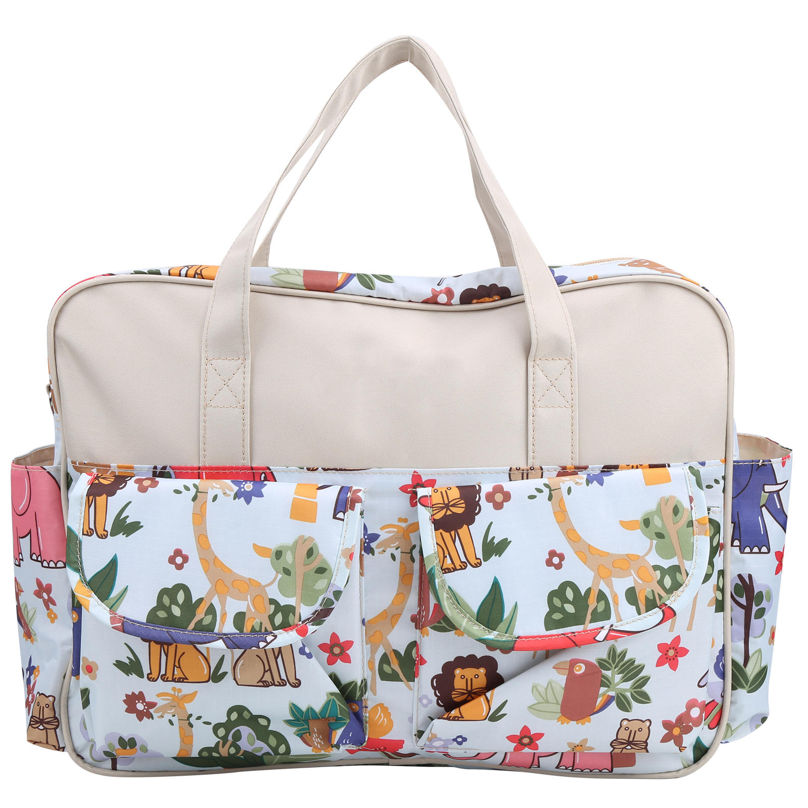 LAZIOEGR Mummy Messenger Bag for Parents (Ages 18-45) - Lightweight Waterproof Polyester Diaper Bag