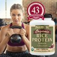 thumbnail image 4 of Proteína en polvo NutriBiotic, arroz y chocolate, 680 ml, vegana, 4 of 5