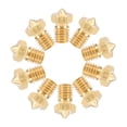 thumbnail image 1 of Uxcell 0.02 '' 3D Printer Nozzle Head Thread Replacement Brass 10 pcs, 1 of 4