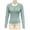 #289-Green, variant on Roncen Women's Ribbed Cotton Henley Shirts Long Sleeve Basic Tops Button Down Knit Slim Fit Casual Spring Tunic Tee