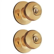 Brinks 2-piece Keyed Entry Door Knobs, P