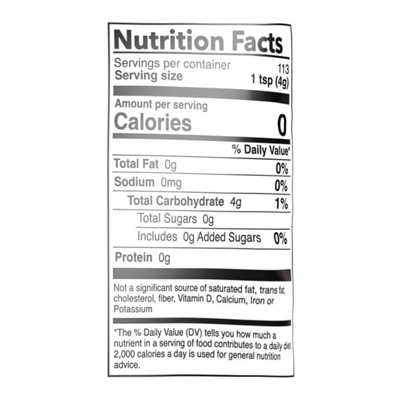 Indulge Powder, Zero Calorie All-Purpose Sweetener, 16oz bag