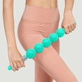 thumbnail image 4 of YWIYIUD 1PC 20.47inch Portable and Practical Roller Muscle Massager with 5 MassageBalls for Neck Leg Back and Body Stress Reliefing Suitable for Adults and Teens, 4 of 7