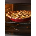 thumbnail image 6 of LE TAUCI Set of 2 Ceramic Pie Pans, 36 OZ Pie pans 9 Inch Round Baking Dishes with Fluted Rim, Oven Safe up to 500°F, Microwave & Dishwasher Safe, Red, 6 of 7