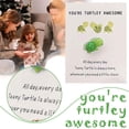 thumbnail image 4 of Cadeaux Inspirants Faits à la Main avec Support Émotionnel Tortue Mini Figurine de Tortue de Mer avec Carte de Vœux Carte en Forme de Tortue Cadeau d'Amitié, 4 of 8