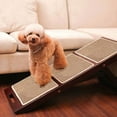thumbnail image 3 of Merry Products Collapsible Adjustable 33.5 Inch Indoor Dog Cat Ramp Step Stairs, 3 of 7