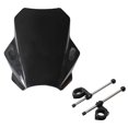 thumbnail image 2 of Motorcycle Windscreen For Yamaha MT07 MT09 HONDA 43x40cm Black, 2 of 5