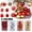 Bronze, variant on 34Pcs Christmas Ball Shatterproof Christmas Tree Decoration Ball Holiday Wedding Party Decoration Ball,Bronze
