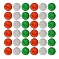 thumbnail image 3 of EeaseMX 60 platos de papel desechables de 18 cm, bandejas redondas de papel, vajilla sencilla para fiestas, barbacoas, fiestas de Navidad (rojo, verde y blanco), 3 of 7