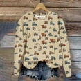 thumbnail image 2 of Économies d'Hiver! SROBPTY Chandails en Molleton à Manches Longues pour Garçons et Filles, Sweat à Capuche Décontracté à Manches Longues et Col Rond pour Enfants Multicolore, 2-3 Ans, 2 of 3