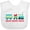 AA-White, variant on Inktastic Love Train Boys or Girls Baby Bib