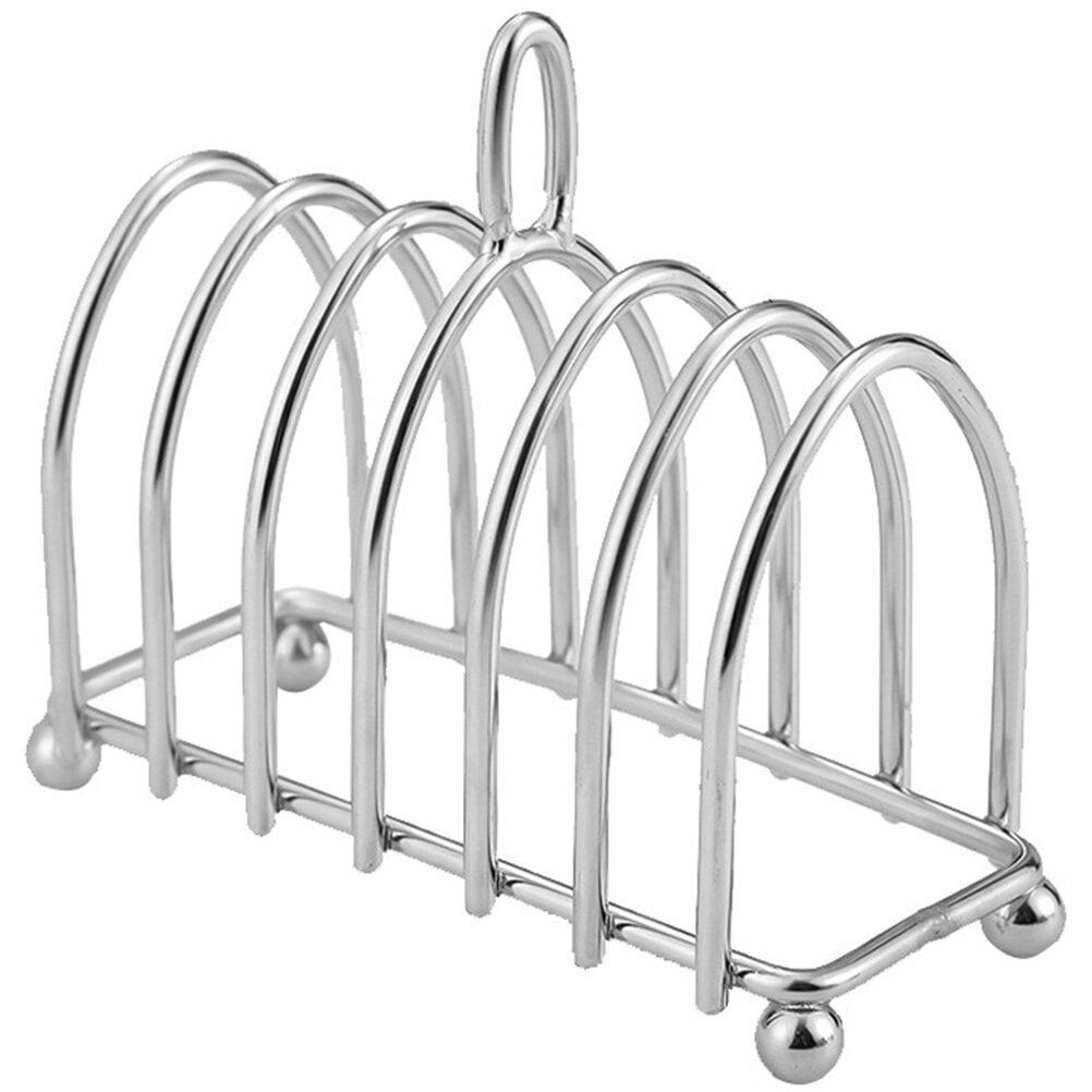 Household Toast Rack Stainless Steel Bread Rack Desktop Toast Stand