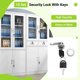 thumbnail image 4 of 10 Set Security Lock Metal Cylinder Cabinet Locker Cam Lock with Keys Security Mailbox Lock Drawer 16mm, 4 of 5