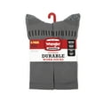 thumbnail image 4 of Wrangler Men's Ultimate Durable Work Socks, Crew Socks for Men, Grey, 6 Pack, 4 of 6