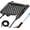 Matte Black, variant on HOPOPRO 2-in-1 High Pressure Rain Shower Head with Handheld, Chrome Dual Showerheads with Hose, Tool-Free Install