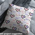thumbnail image 2 of jejeloiu Ribbon Bowknot Bow Fabric by the Yard 10 Yards,Princess Heart Print Room Decor Fabric by the Yard,Pink Purple Ombre Sewing Fabric For Child,Lightweight Room Decorative, 2 of 6