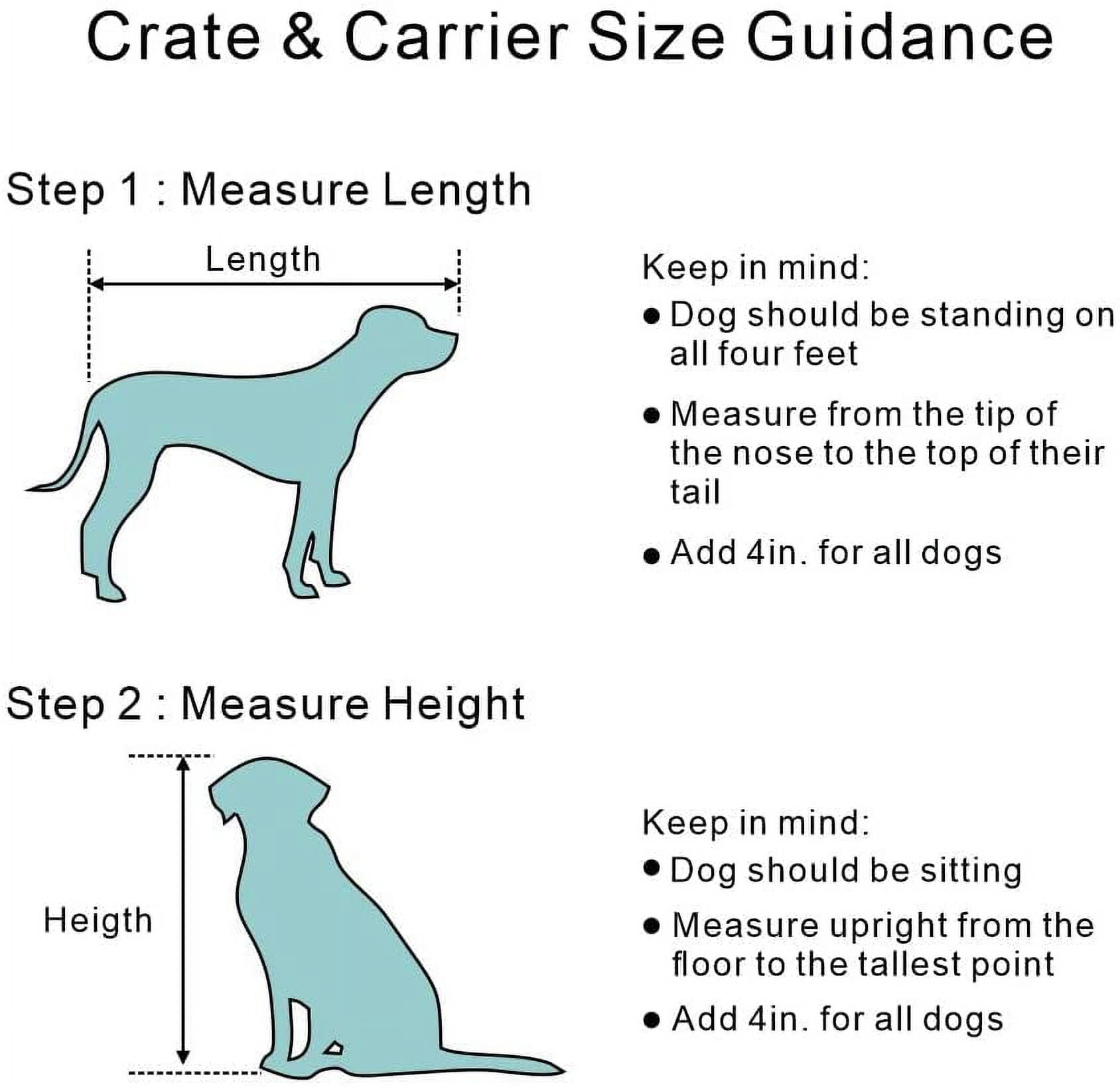 Unipaws Dog Crate Furniture Style,Wooden Wire Dog Kennel with Cushion, Large