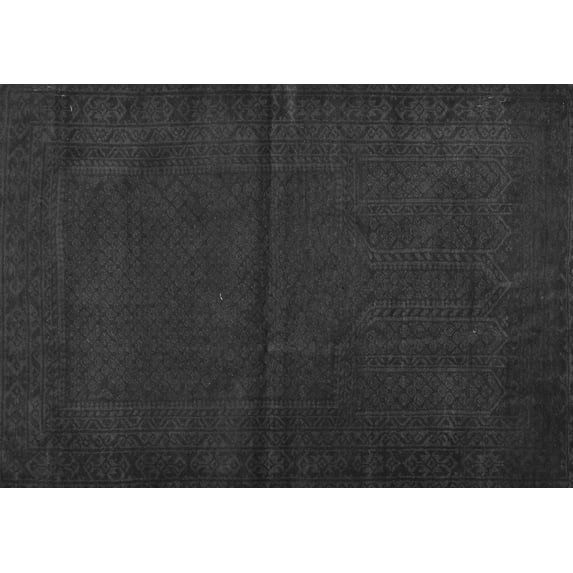 Ahgly Company Indoor Rectangle Persian Gray Traditional Area Rugs, 7' x 9'