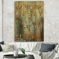 thumbnail image 2 of Designart 'Gold Vintage Empire State Building II' Vintage Architecture Print on Natural Pine Wood, 2 of 3