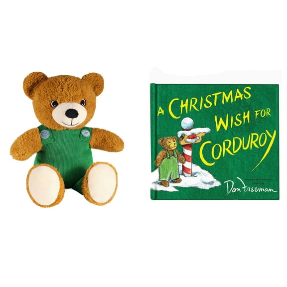 KOHL'S A Christmas Wish For CORDUROY Book & Bear SET 12” Plush Holiday Gift New