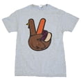 thumbnail image 1 of Tees2urdoor Peace Sign Turkey Thanksgiving T-Shirt, Youth Large, 1 of 6