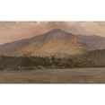 thumbnail image 2 of Frederic Edwin Church 24x16 Gold Ornate Framed and Double Matted Museum Art Print Titled - Mt. Katadhin, Showing Pomola and the Great Basin from Sandy Bottom Pond (ca. 1877), 2 of 4