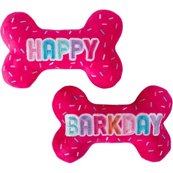 ERDS-Studio Plush Dog Toy, It's My Barkday, Pet Shop Collection (314226)