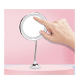 thumbnail image 6 of Flexible 10x Magnifying Mirror Suction Cup ,Upgraded Bathroom Vanity Mirror with Lights, Portable Cordless Travel and Home Bathroom Vanity Mirror (Battery Operated), 6 of 8