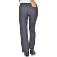 thumbnail image 2 of Mini Marilyn Scrubs Straight Leg 4-Way Stretch Flare Leg Elastic Waistband Four Pocket Pants with Cargo Pockets, 2 of 3