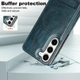 thumbnail image 4 of Allytech Case for Samsung Galaxy S23, Hidden Kickstand PU Leather [Compatible with MagSafe] Case, [Anti-Drop & Shockproof] Ultra Slim Retro Protective Case for Women Men - Blue, 4 of 8