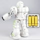 thumbnail image 5 of Jacenvly - Juguetes educativos para niños: Robot de combate espacial con ventosa de lanzamiento manual, modelo de robot eléctrico suave para caminar, juguetes para niños y niñas, regalos de, 5 of 8