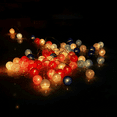 thumbnail image 6 of 10/20/30 LEDs String Lights Cotton Thread Balls Home Decoration Lamp for Party Wedding Color Light String Christmas Decorations, 6 of 10