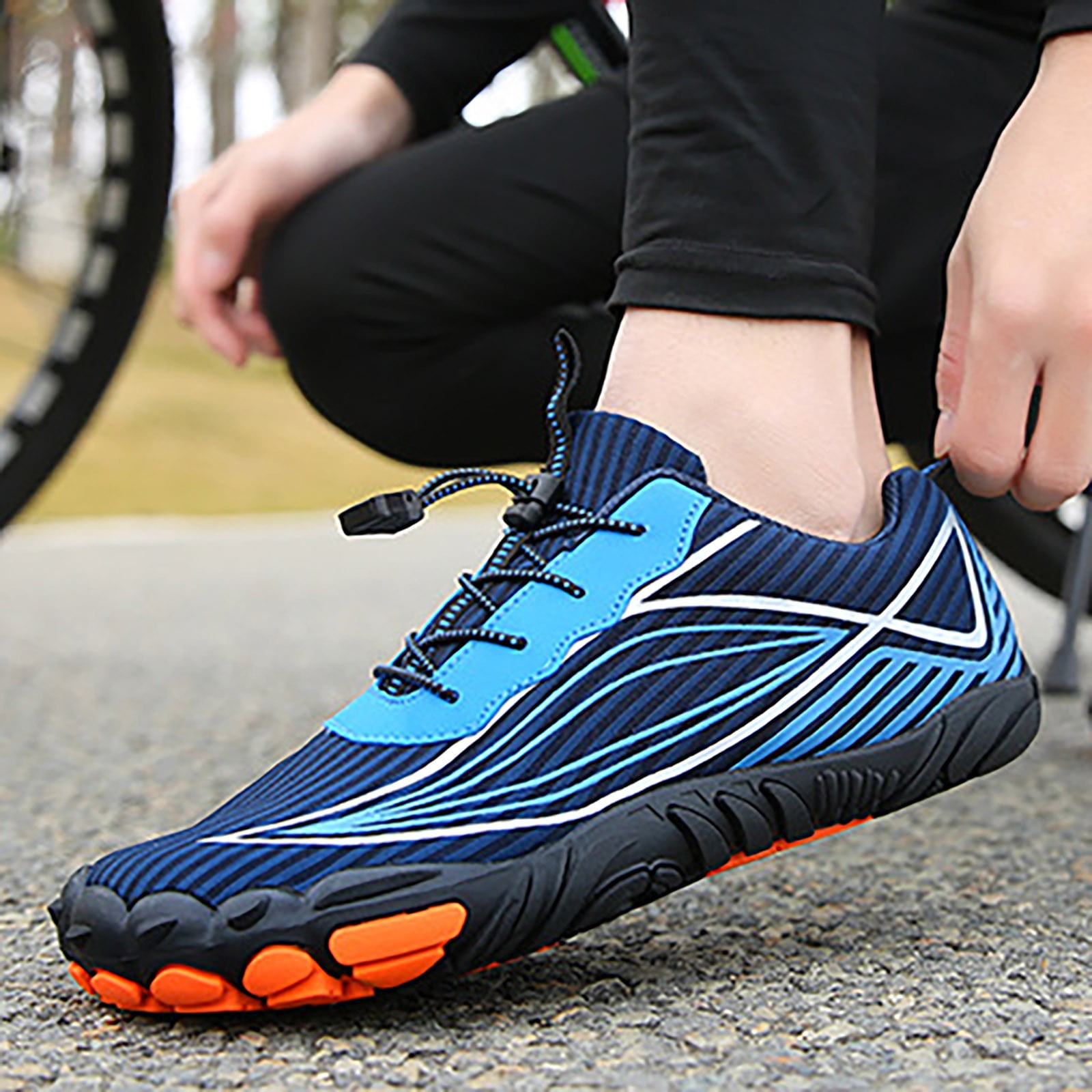 Yindaity Mens Womens Barefoot Trail Running Shoes Wide Toe