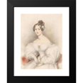 thumbnail image 2 of Johann Nepomuk Ender 19x24 Black Modern Framed Museum Art Print Titled - Portrait of a Young Lady (1834), 2 of 5