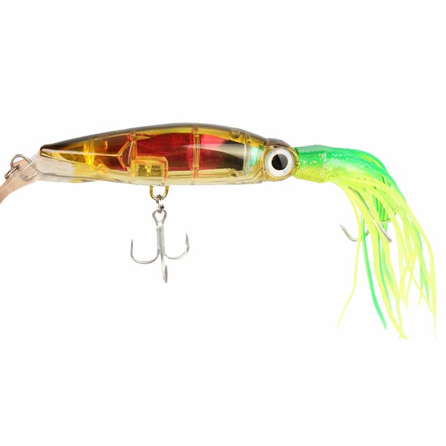 Cebo de Forma Curricán Car Aliciente Pesca Pescador Amarillo Verde Sunnimix Señuelo de Curricán
