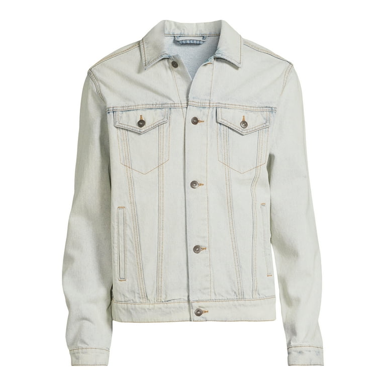 Off white denim jacket sizing best sale