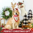 thumbnail image 7 of Ayieyill 18" Dog Christmas Stocking, Bone Shape Stocking Christmas for Dog, Large Pet Stockings Hanging Christmas Decorations (White), 7 of 7
