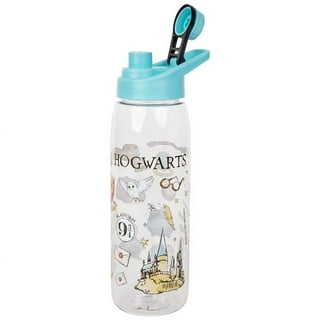  Harry Potter Gold Crest 600ml Plastic Black School Sports Water  Drinks Bottle : Sports & Outdoors