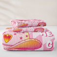 thumbnail image 5 of jejeloiu Pink Western Cowgirl Twin Quilt Set Kids,Boho Farm Boots Twin Coverlet Set For Girls,2 Pieces, 5 of 7