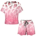 thumbnail image 4 of JHLZHS Linen Short Sets for Women Plus Size Fashion Two Piece Outfits for Women Suitable Sets Button Down Top and Shorts Set Sweatsuits with Pockets Womens Short Sets 2 Piece Outfits Summer, 4 of 5