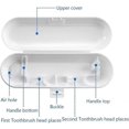 thumbnail image 2 of 3 Pack (Blue, Pink and White) Universal Electric Toothbrush Case Empty Philips Electric Toothbrush Case Travel Case Portable Dustproof Toothbrush Case, 2 of 5