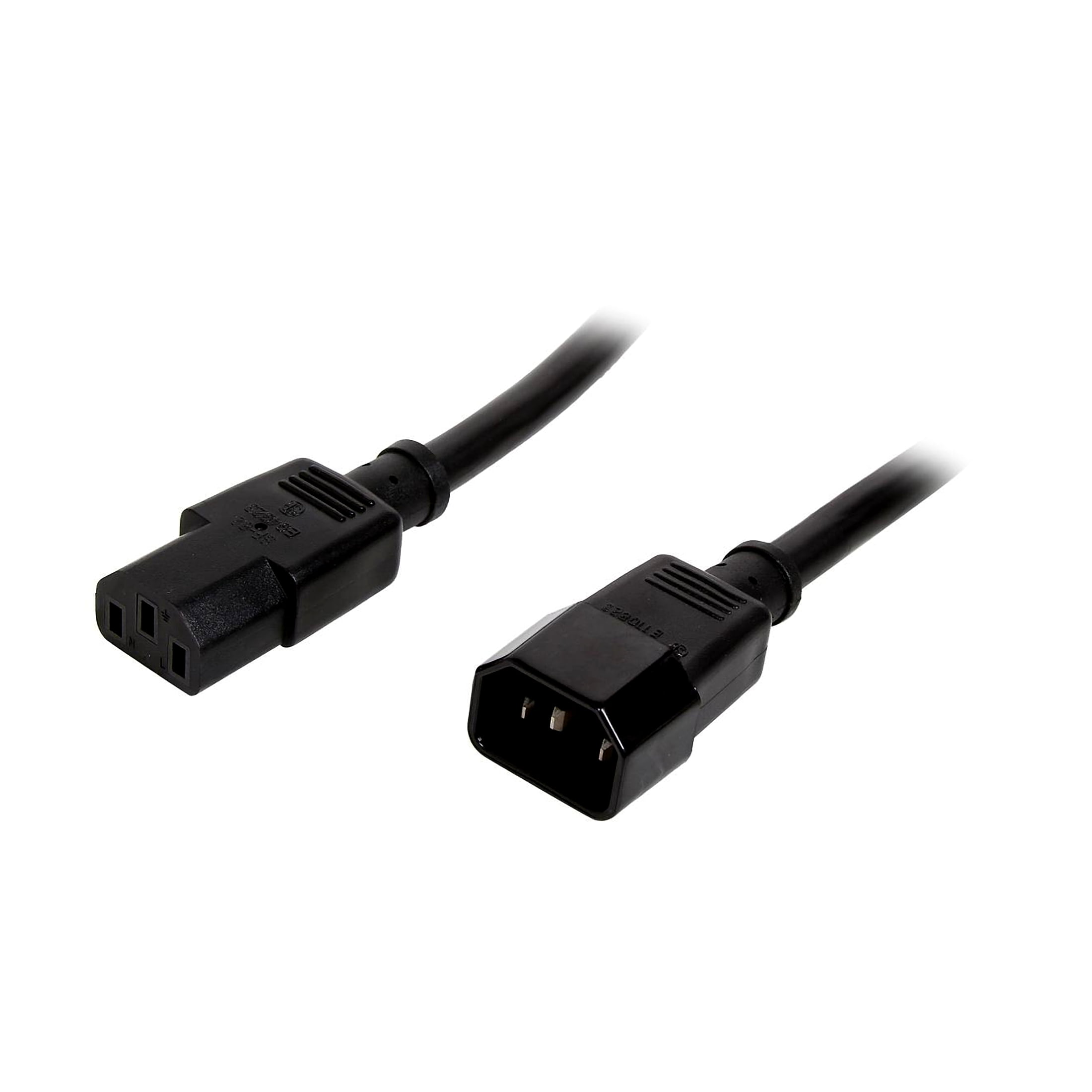 StarTech 6 ft 14 AWG Computer Power Cord Extension - C14 to C13