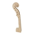 thumbnail image 2 of Fiocias Violin Neck Head Musical Instrument Accessories High Performance DIY Professional Unpainted Practical Handcrafted Replacement Without Fingerboard, 2 of 8